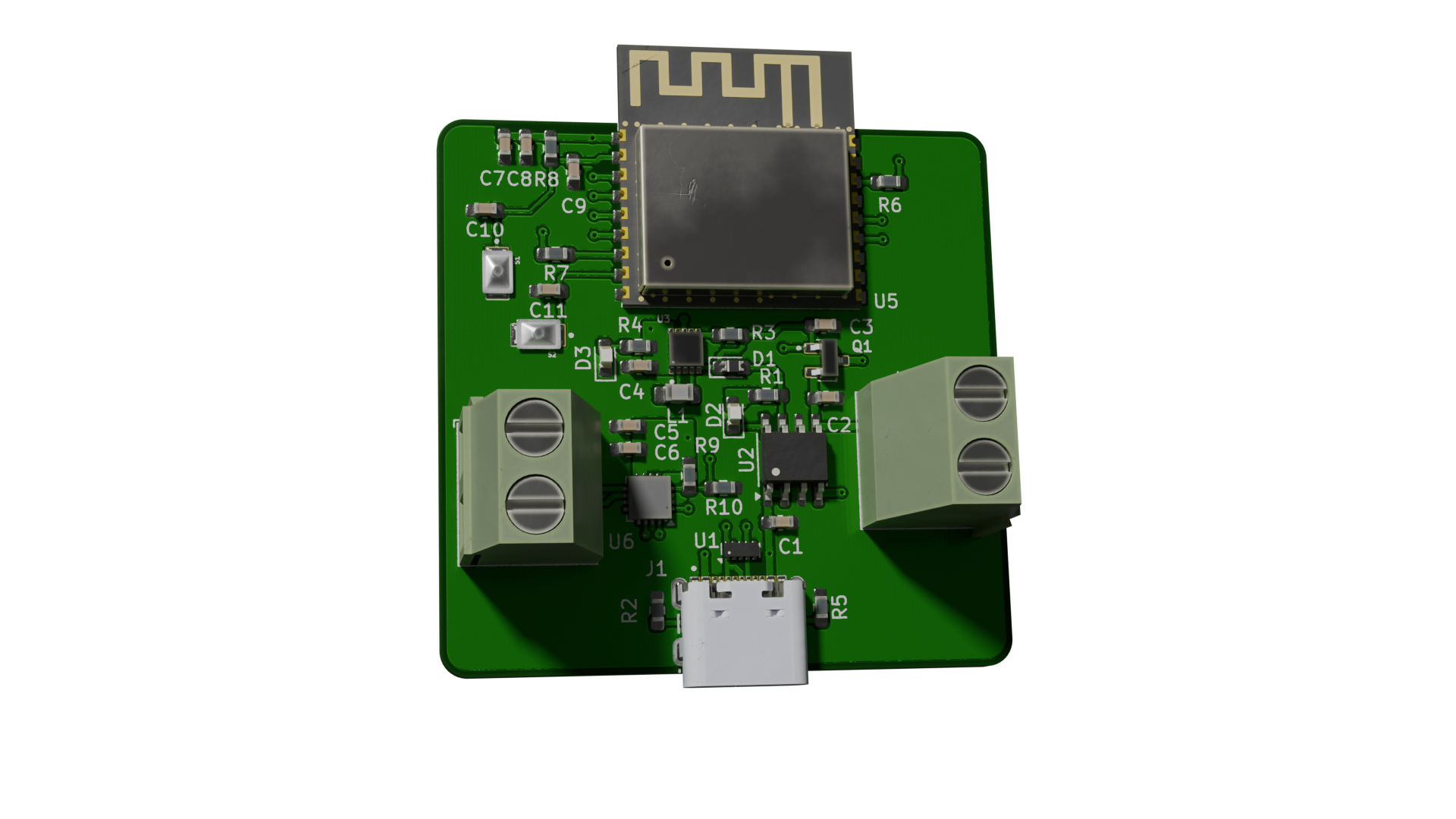 Blender PCB 3D Picture