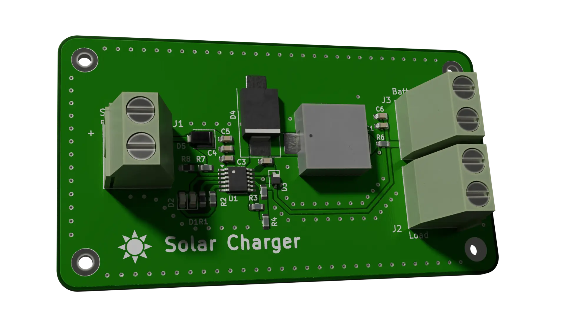 Blender PCB 3D Picture